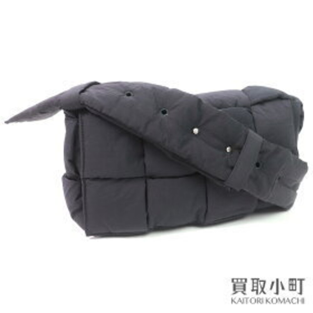 Bottega Veneta The Padded Tech Cassette Messenger Bag Intrecciato crossbody